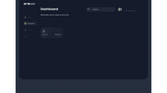 Corporate Finance Tracking App GIF