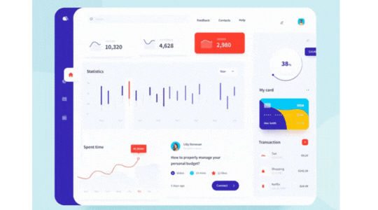 Calorie Tracking App GIF